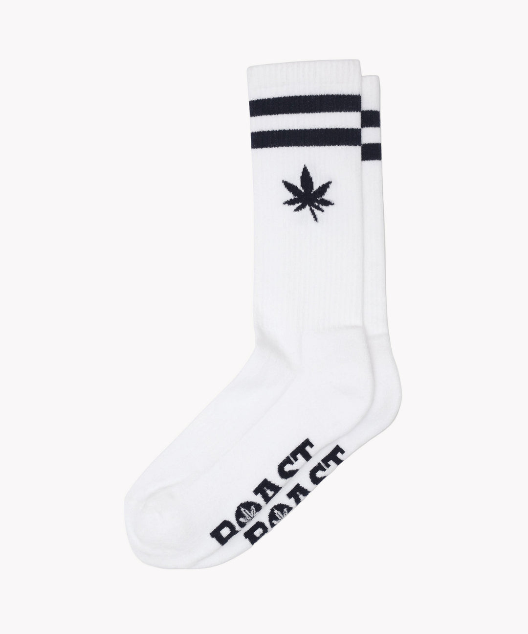 Socks in White Navy Navy Stripe