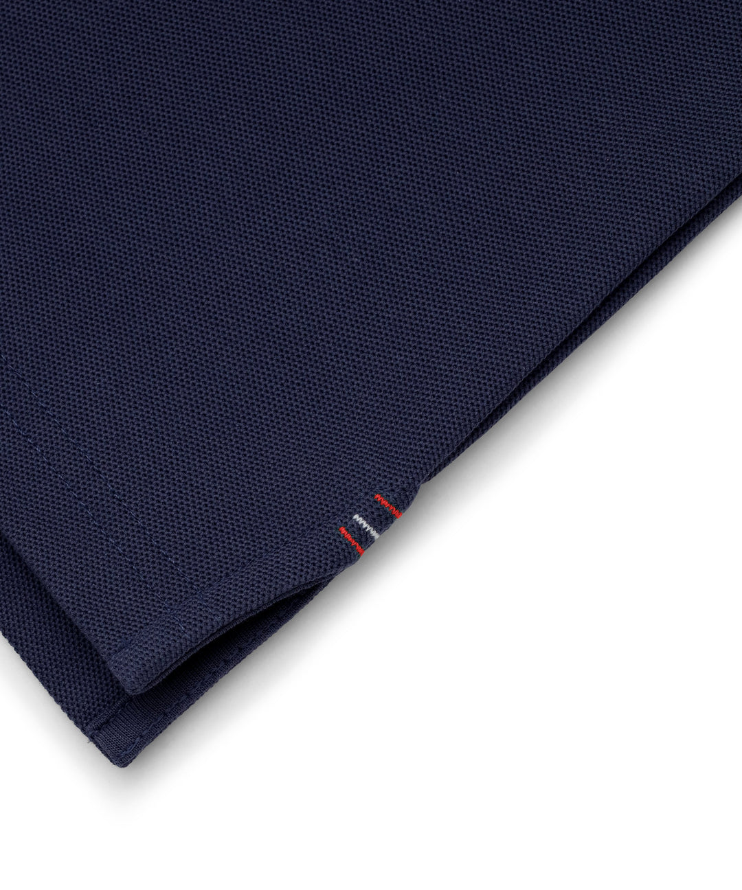 Polo in Navy with Red Leaf