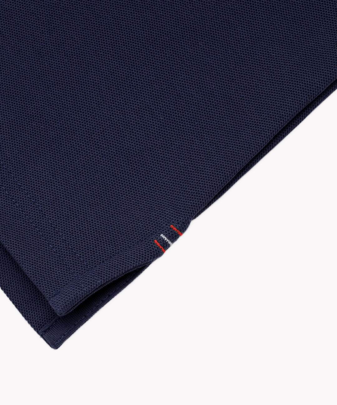 Polo in Navy with White Leaf