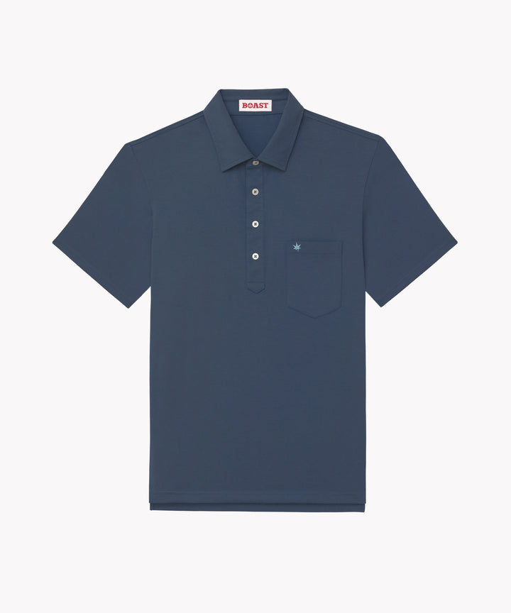 Performance Polo in Varsity Blue