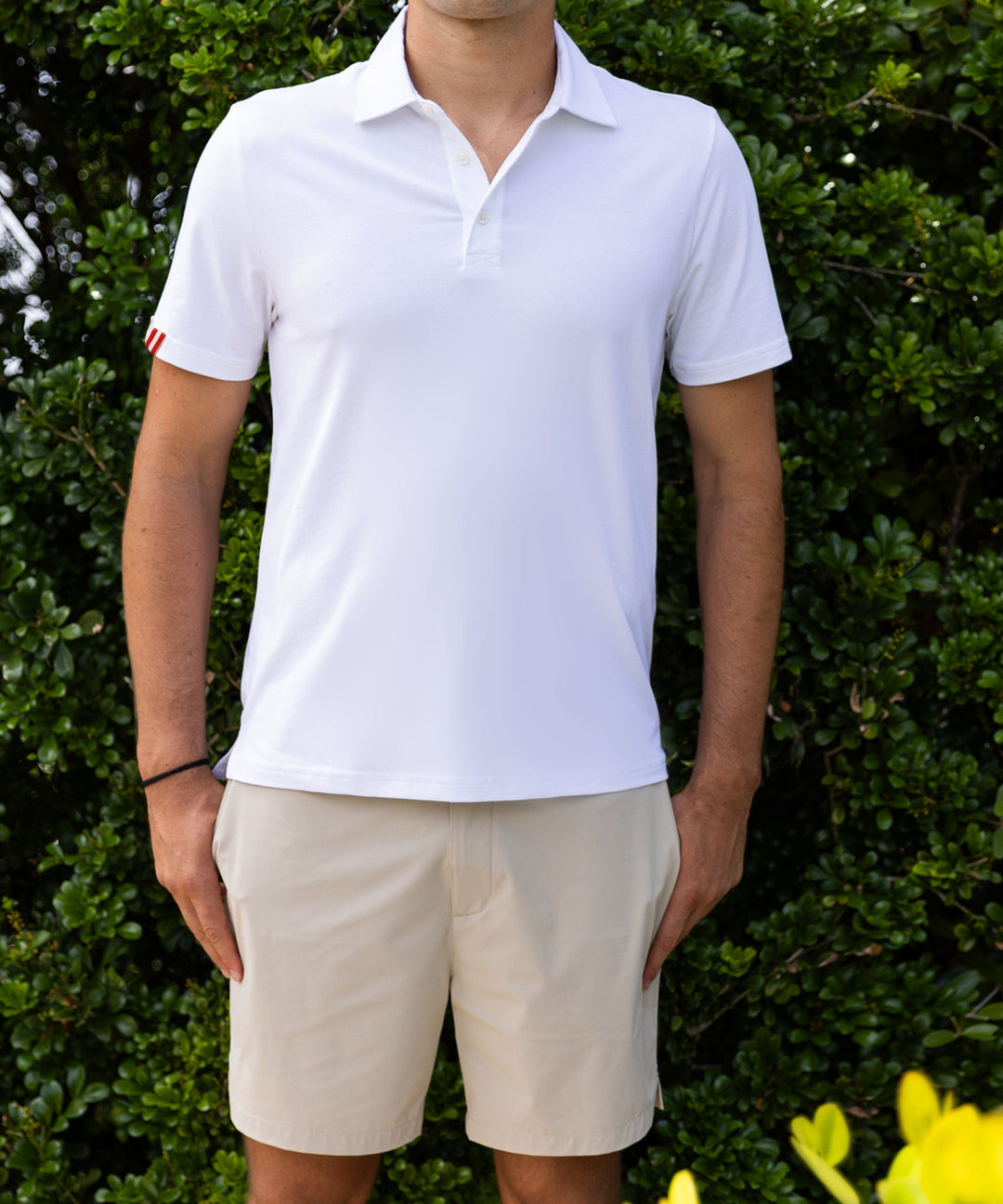 Newport Polo in White