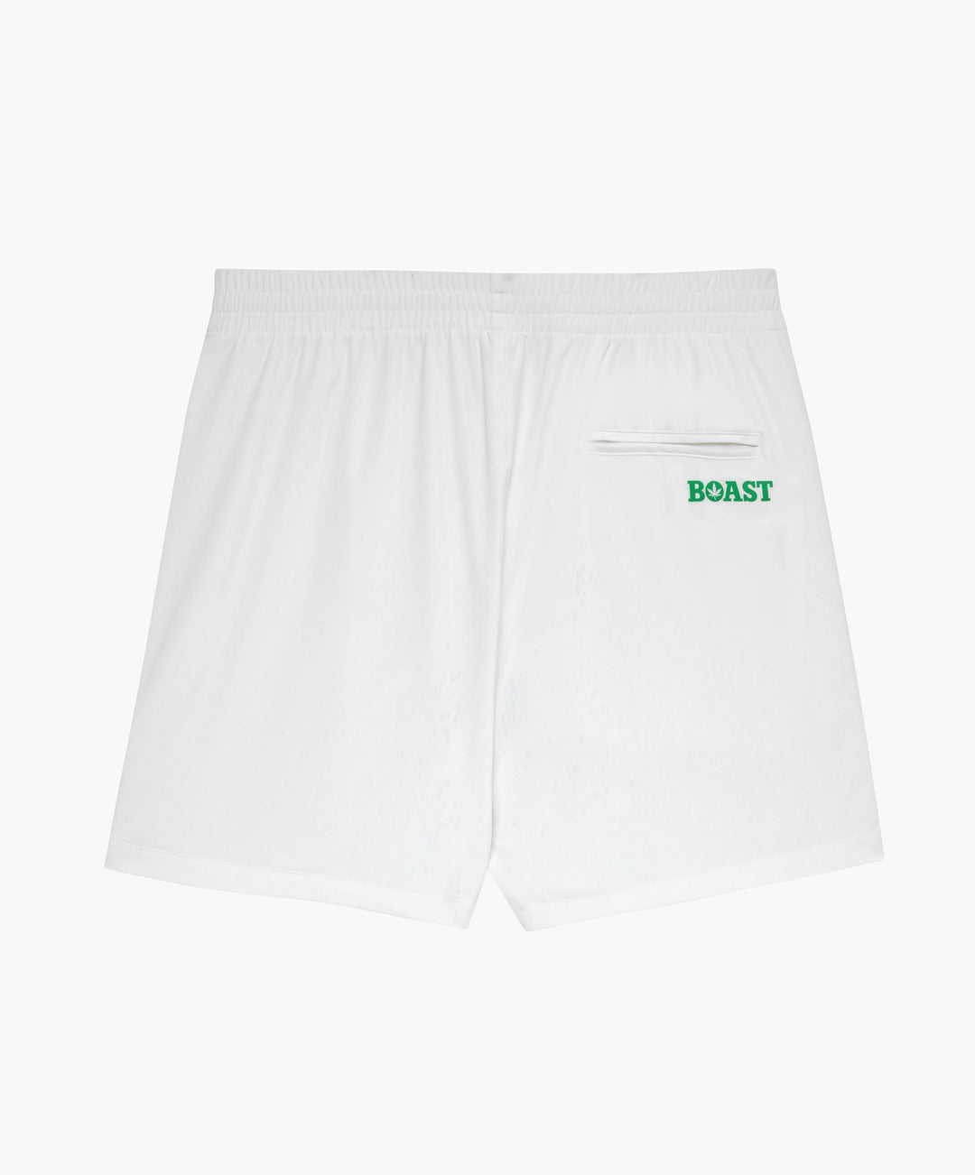 5" Peak Short in White/Green