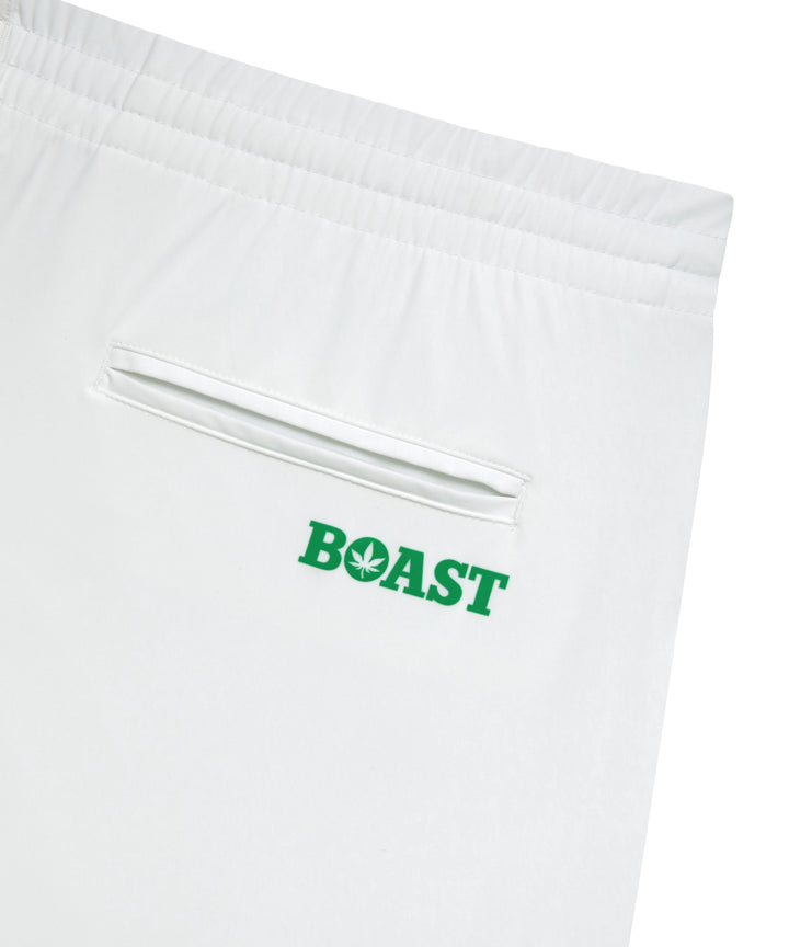 5" Peak Short in White/Green