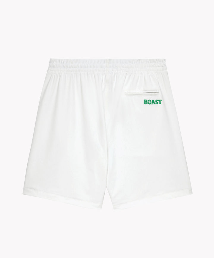 7" Peak Performance Short in White/Green