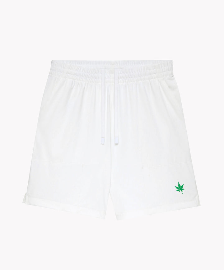 7" Peak Performance Short in White/Green