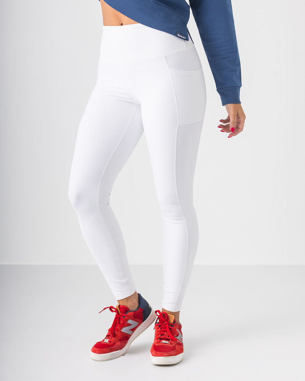 Pocket Legging in White
