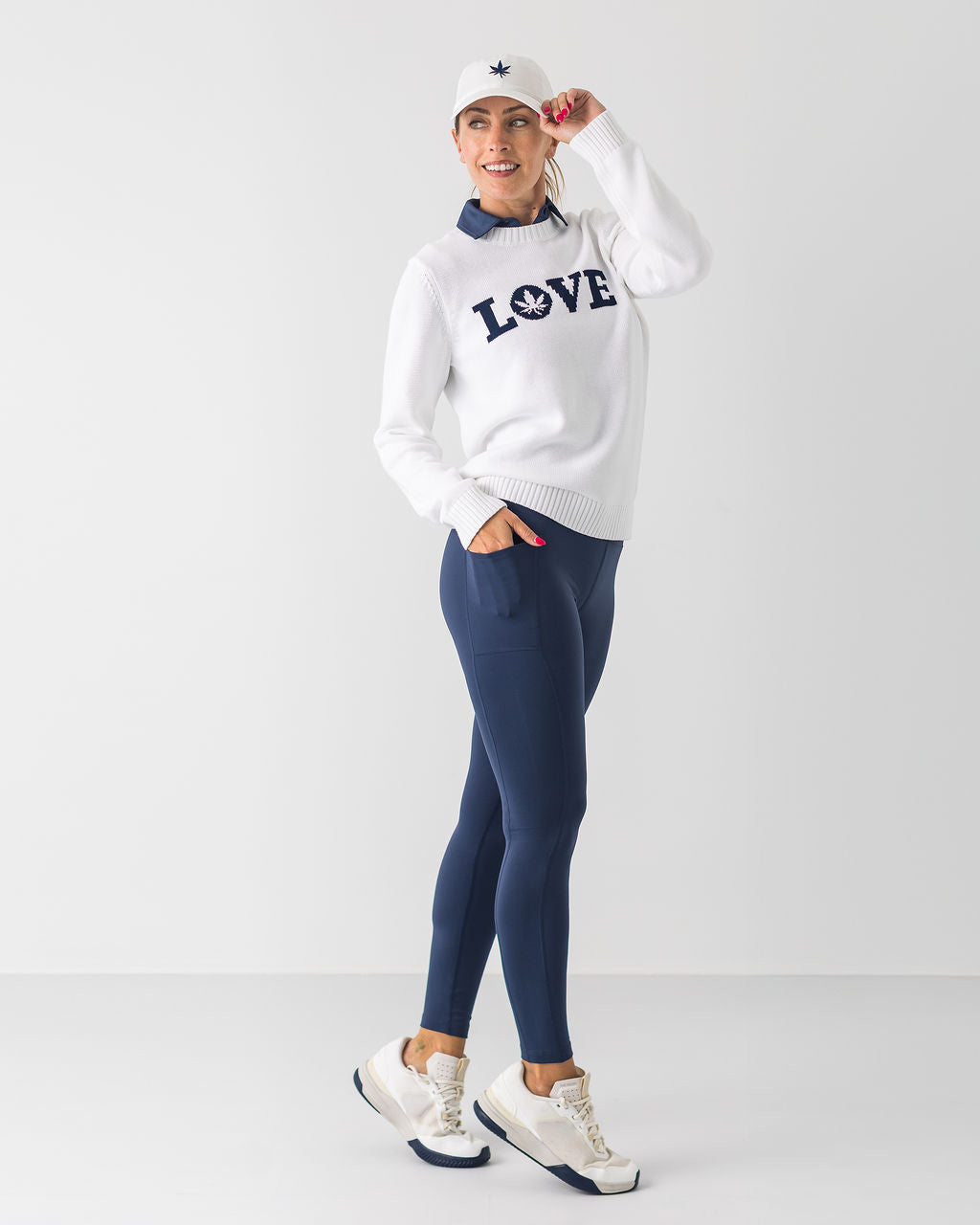 Pocket Legging in Navy