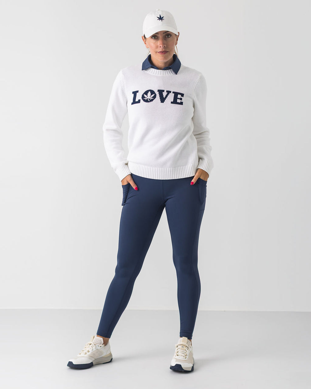 Pocket Legging in Navy