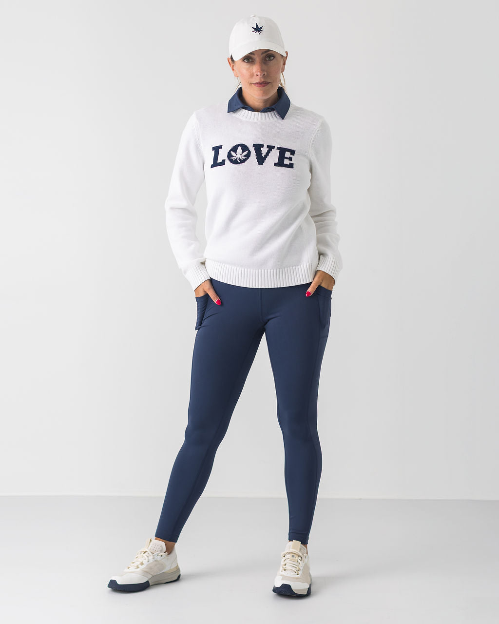 Pocket Legging in Navy