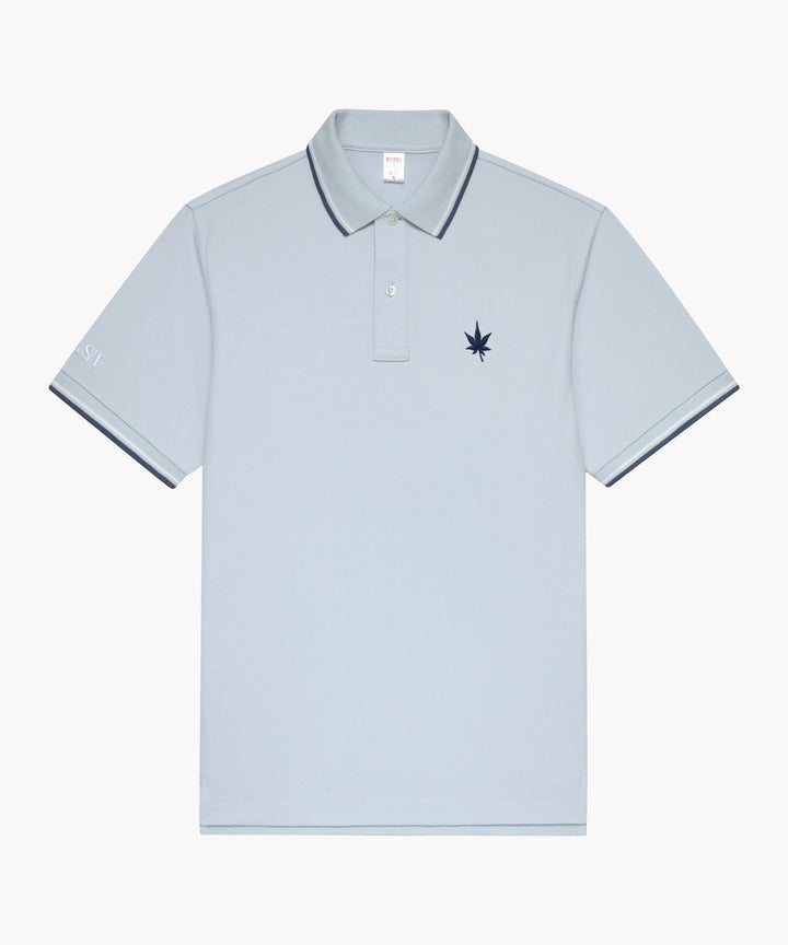 Polo in Country Air White Vintage Navy Tipping