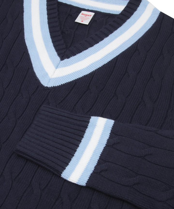 Cable-Knit Sweater
