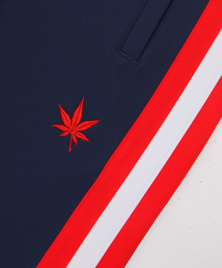 Tipped Warm-Up Pant 2.0 in Navy Red White