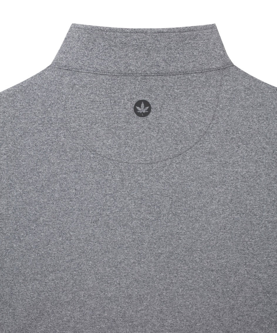 Greenwich Quarter Zip in Grey