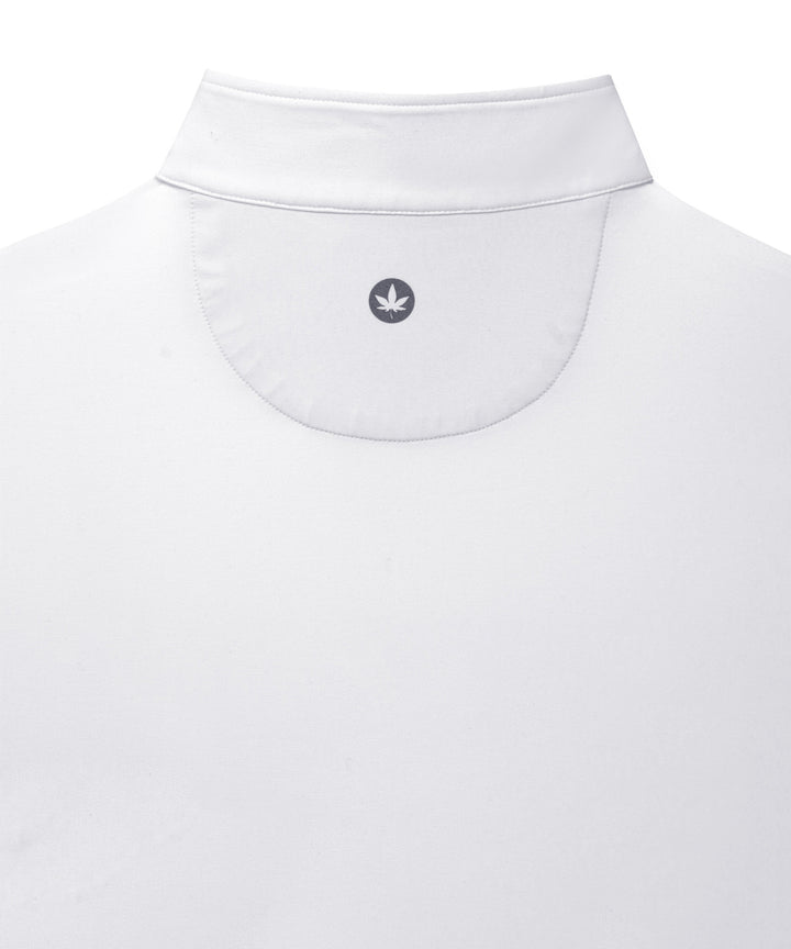 Greenwich Quarter Zip in White