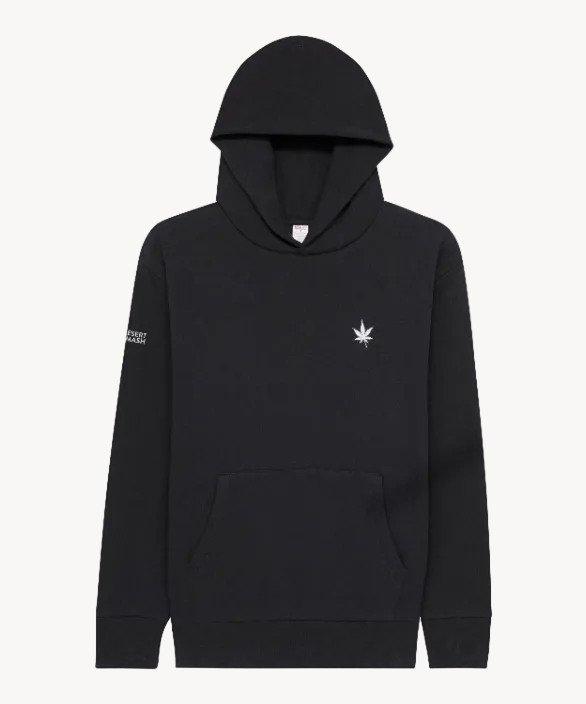 Desert Smash Fleece Hoodie in Black