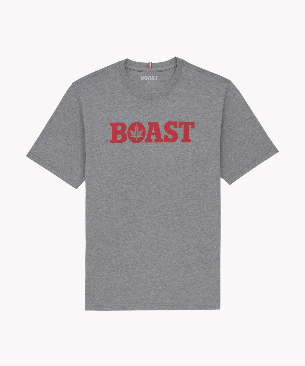 Tee in Heather Red Green
