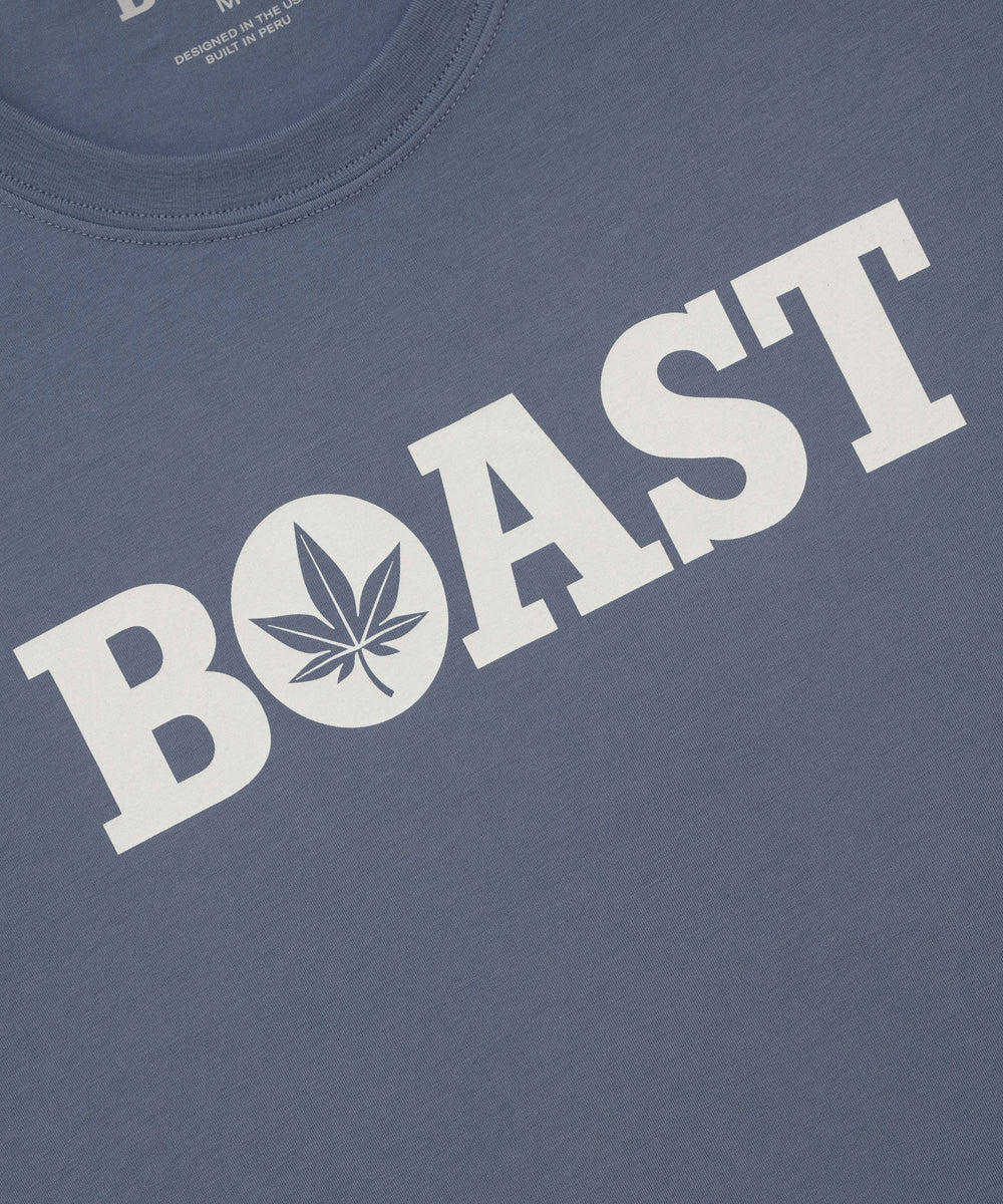 Tee in Vintage Blue White