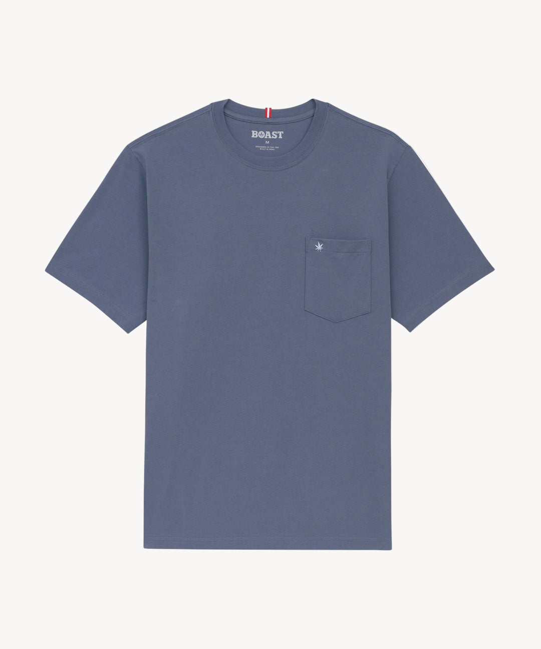 Pocket Tee in Vintage Navy Light Blue