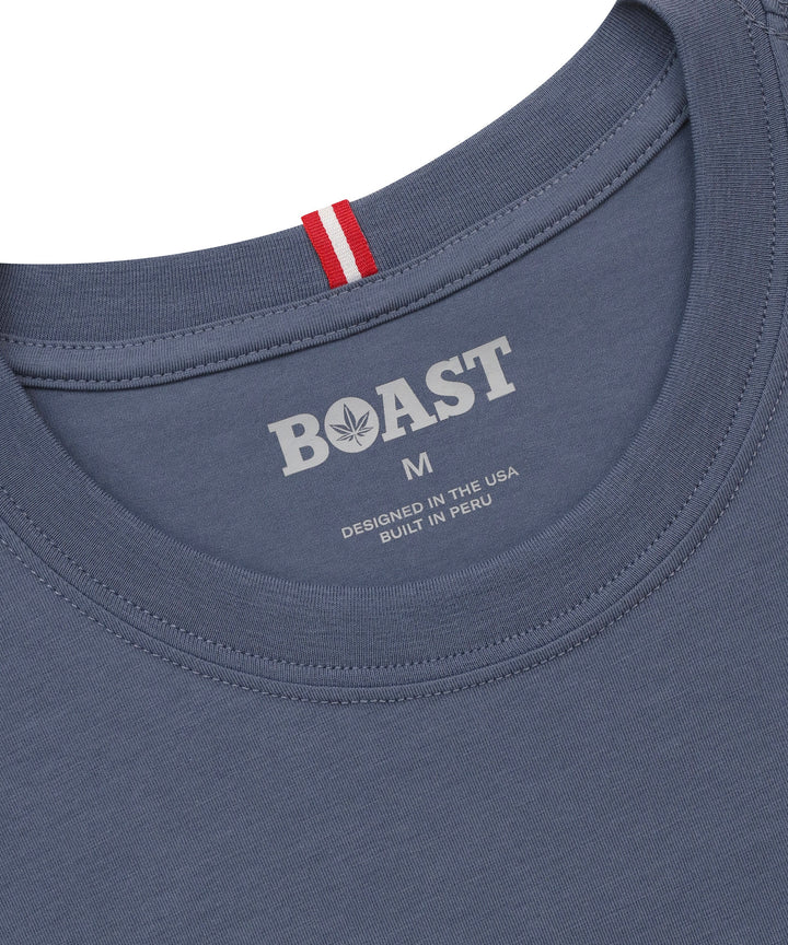 Pocket Tee in Vintage Navy Light Blue