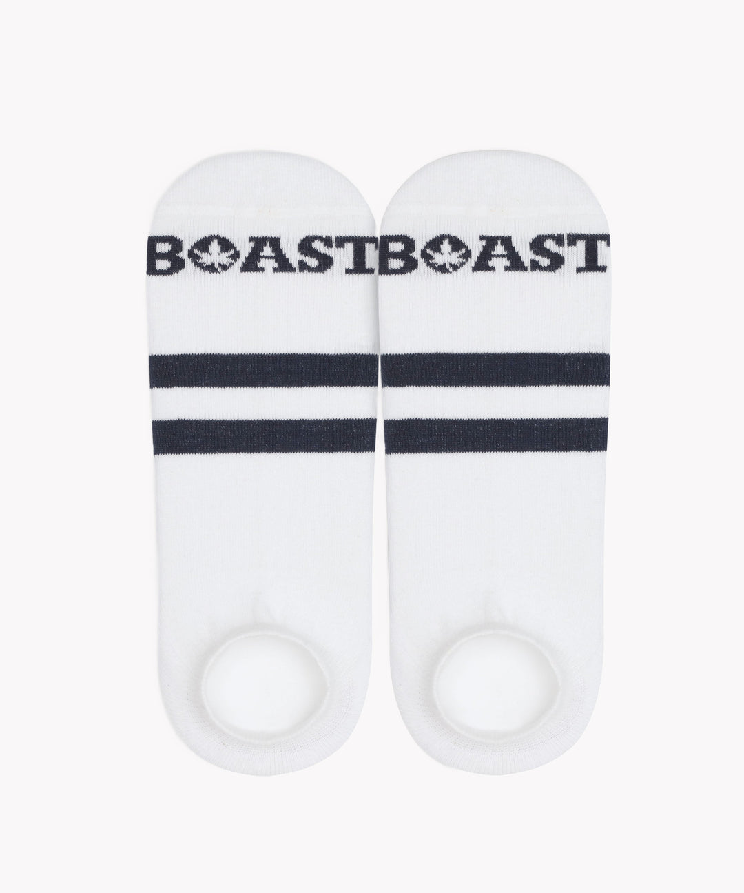 Socks in White Navy Navy Stripe
