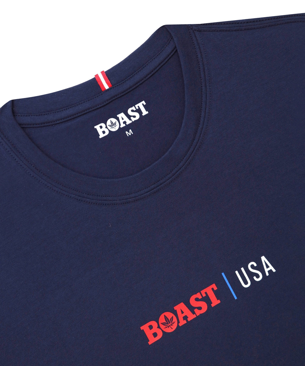 USA Tee in Navy