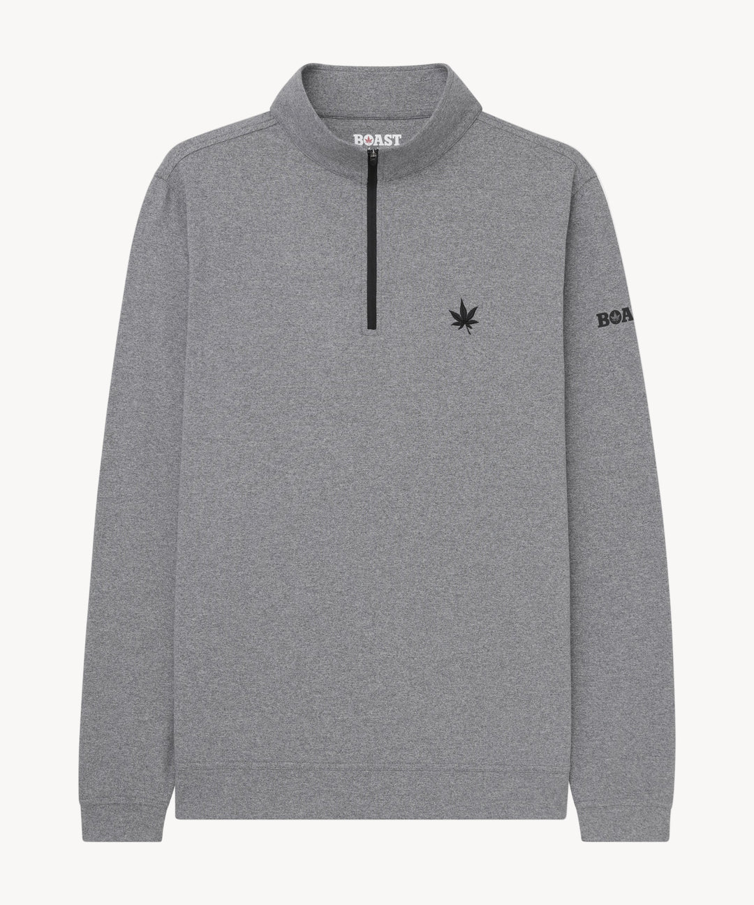 Greenwich Zip in Graphite Heather
