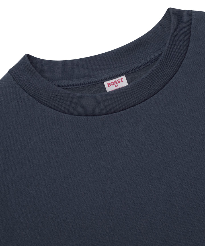 Fleece Crewneck in Vintage Blue