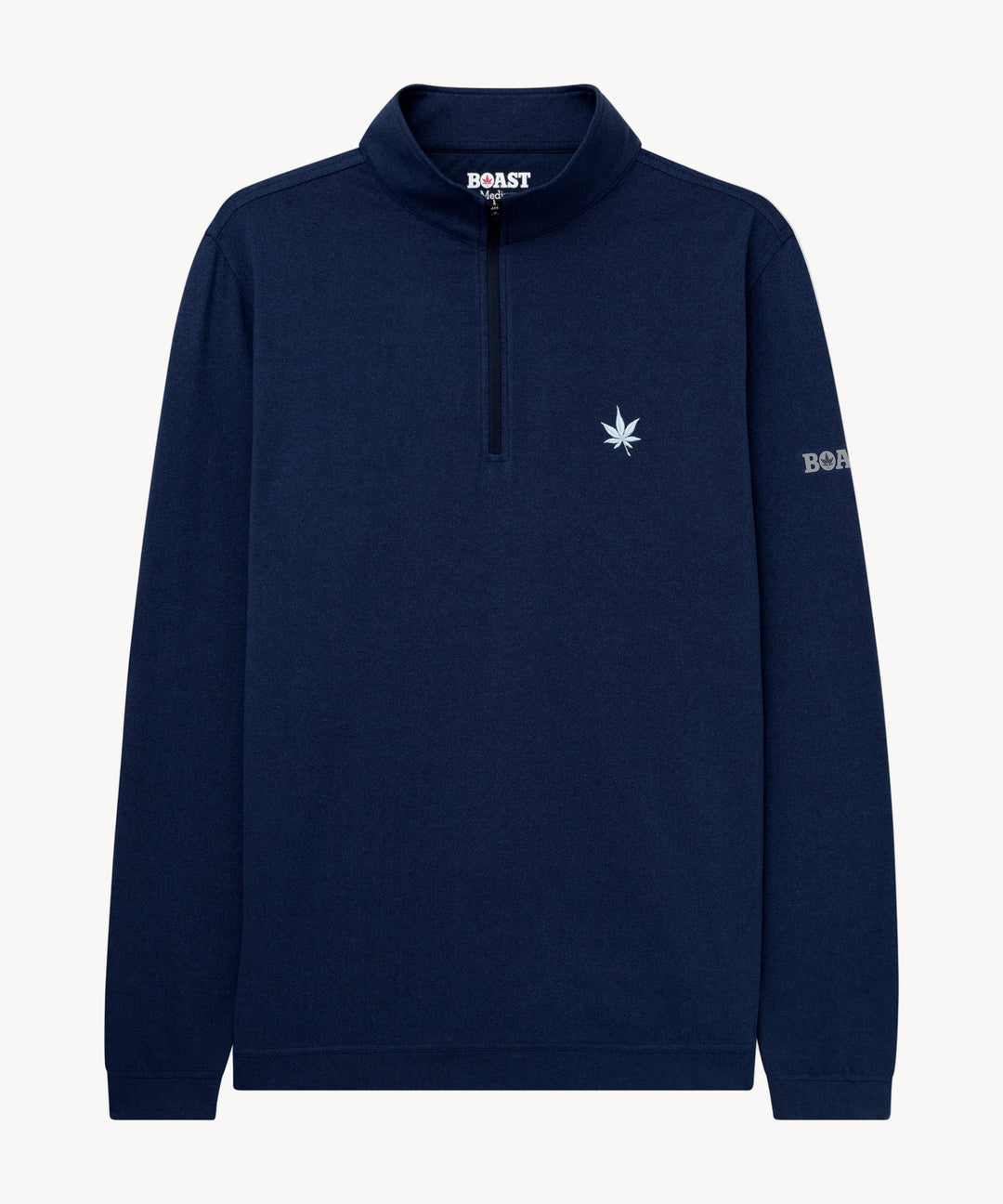 Greenwich Zip in Navy Heather