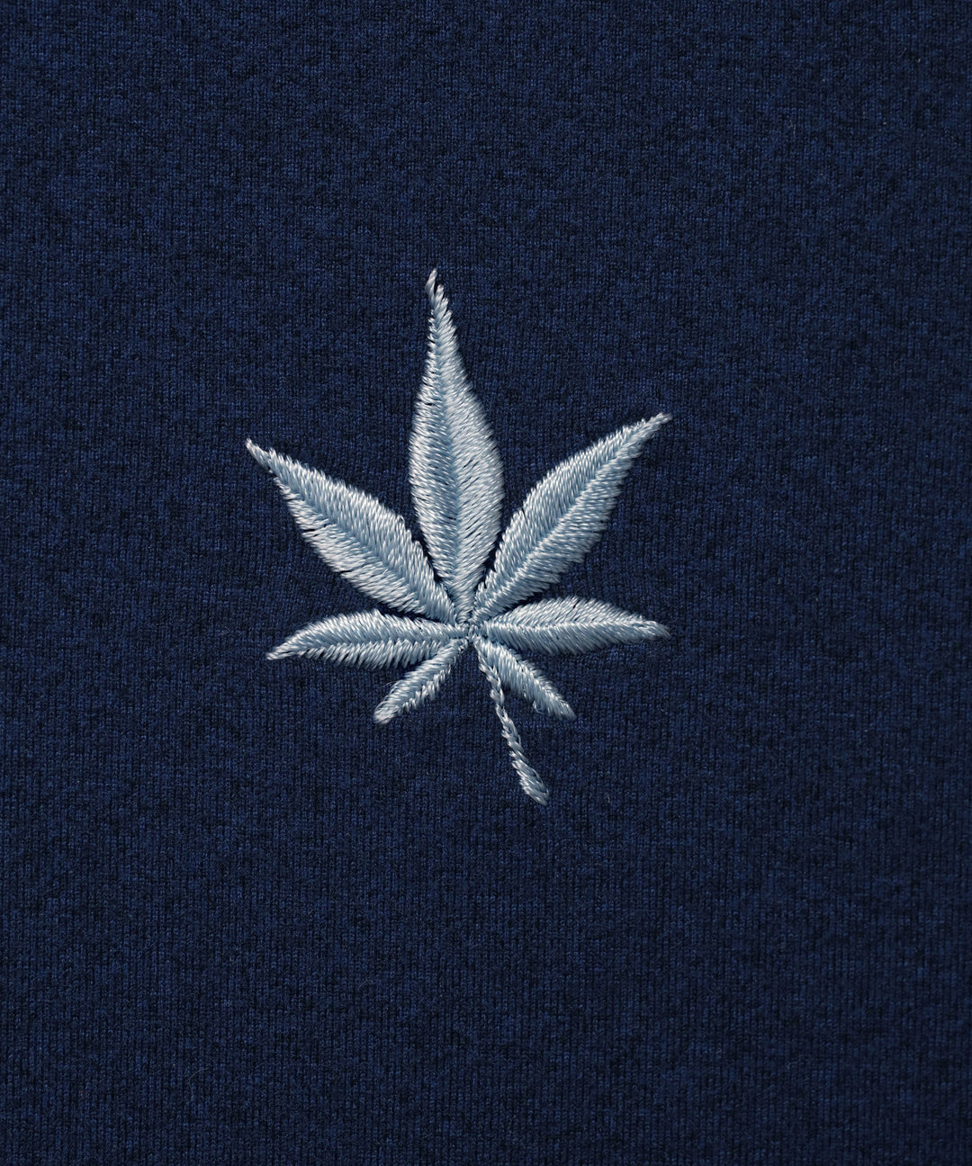 Greenwich Zip in Navy Heather