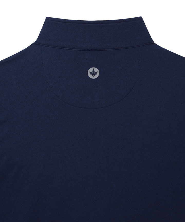 Greenwich Zip in Navy Heather