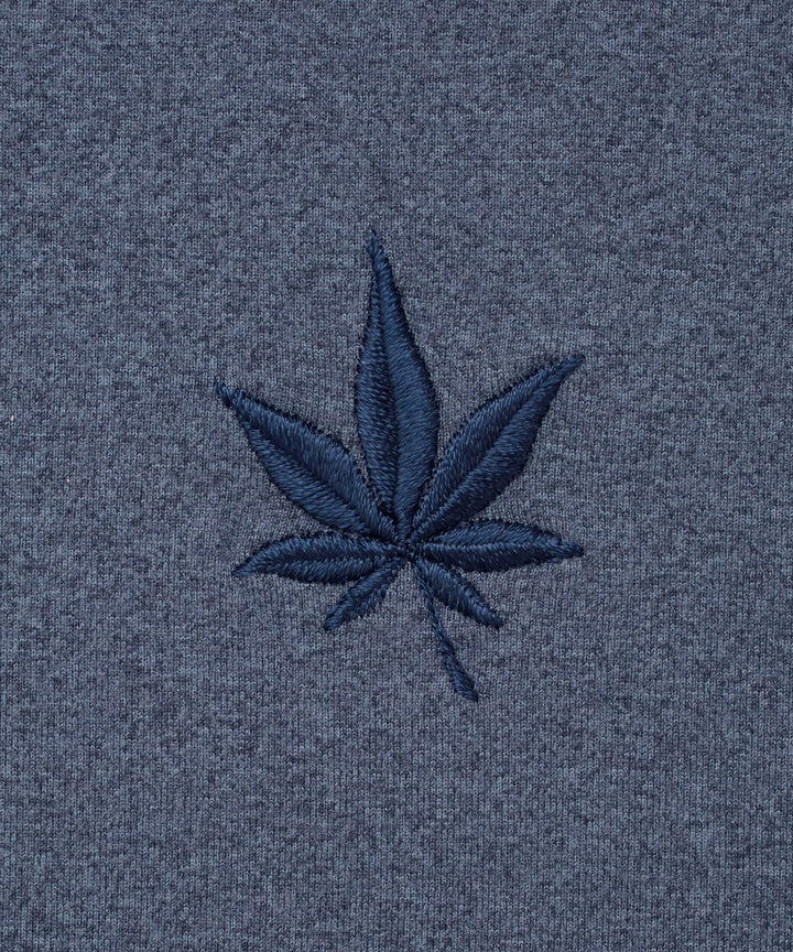 Greenwich Zip in Vintage Blue Heather