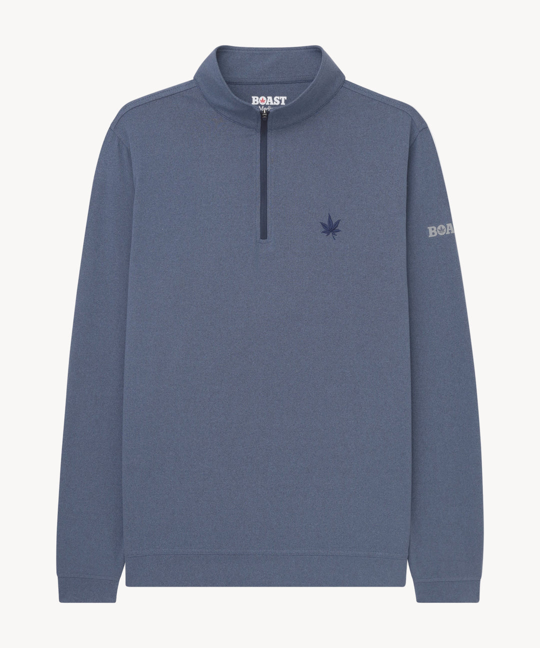 Greenwich Zip in Vintage Blue Heather