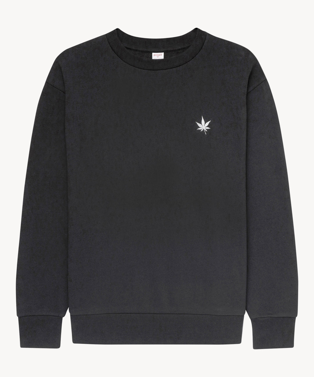 Fleece Crewneck in Black