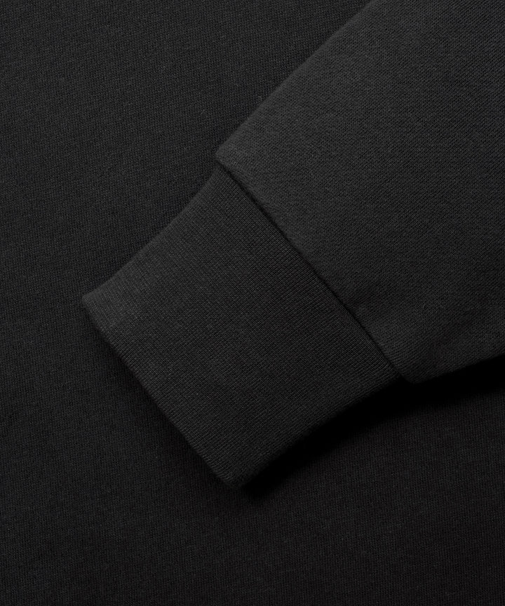 Fleece Crewneck in Black