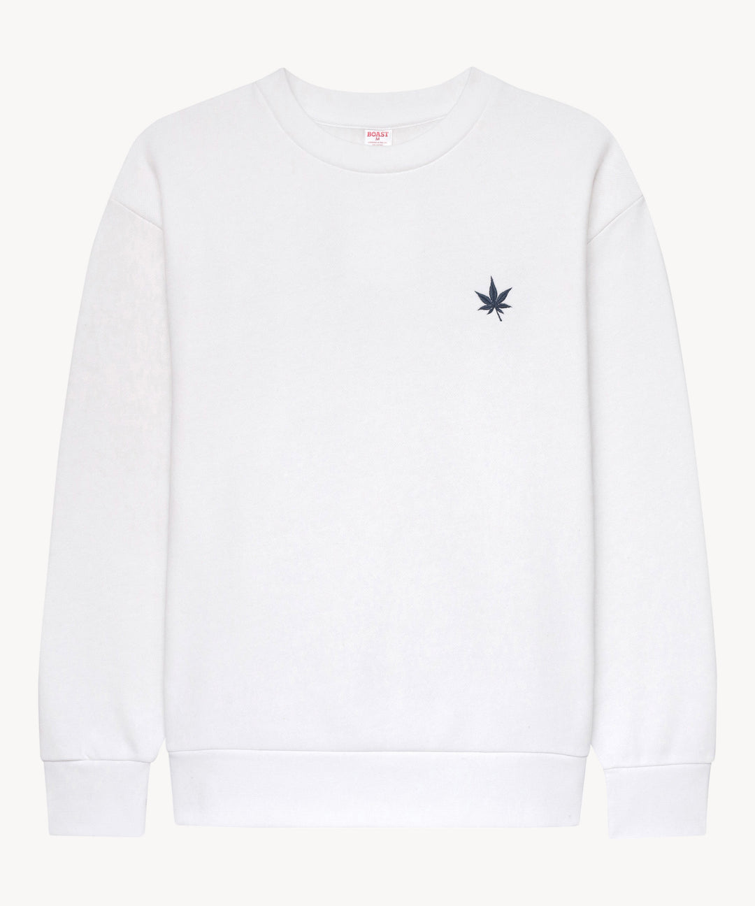 Fleece Crewneck in White