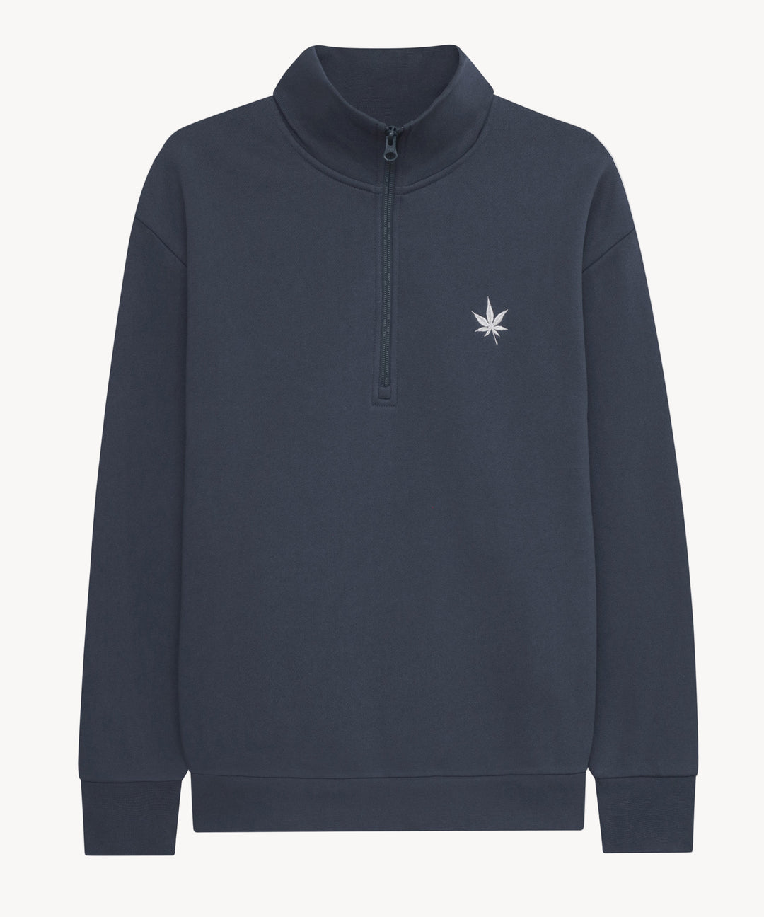 Fleece Quarter Zip in Vintage Blue