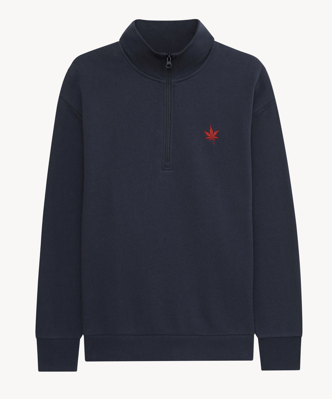 Fleece Zip in Navy