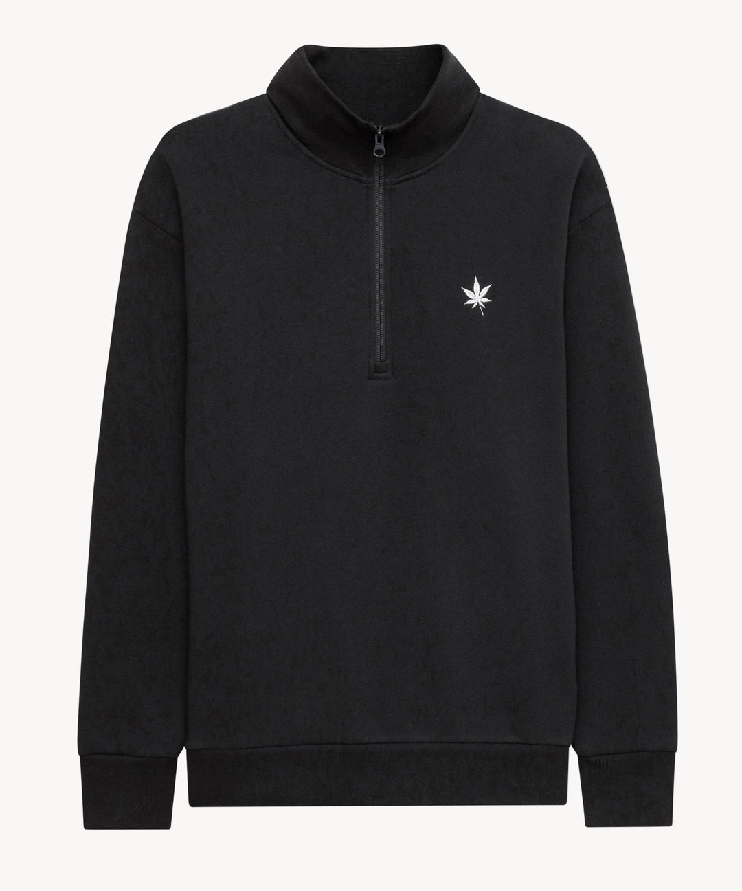 Fleece Zip in Black