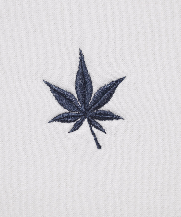 Fleece Zip in White
