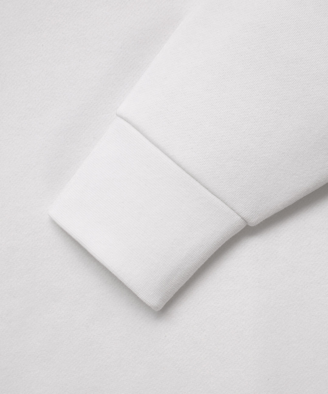 Fleece Zip in White