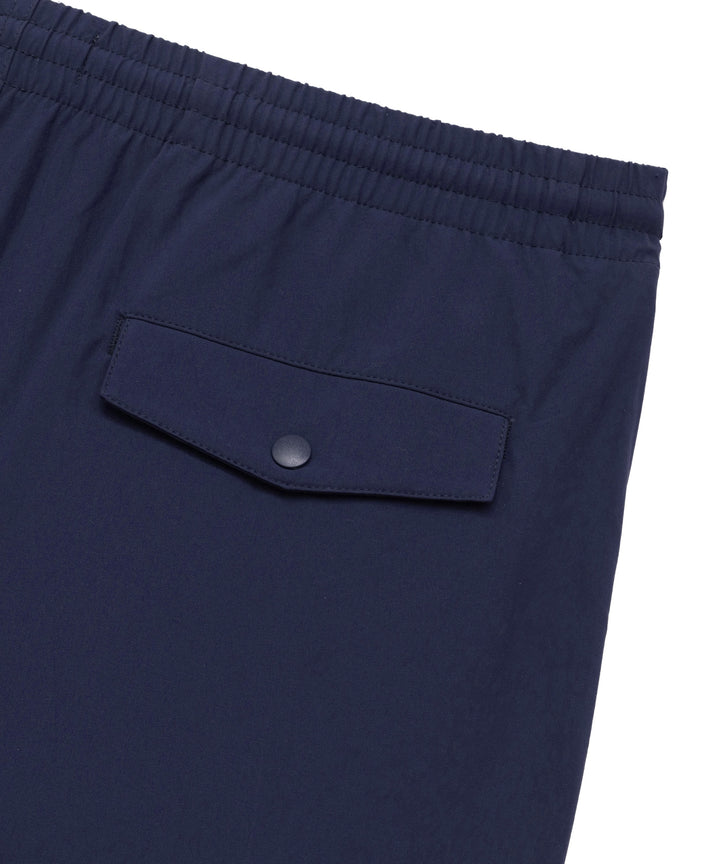 Swim Short in Navy Red Leaf