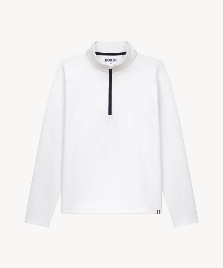 Peak Zip in White