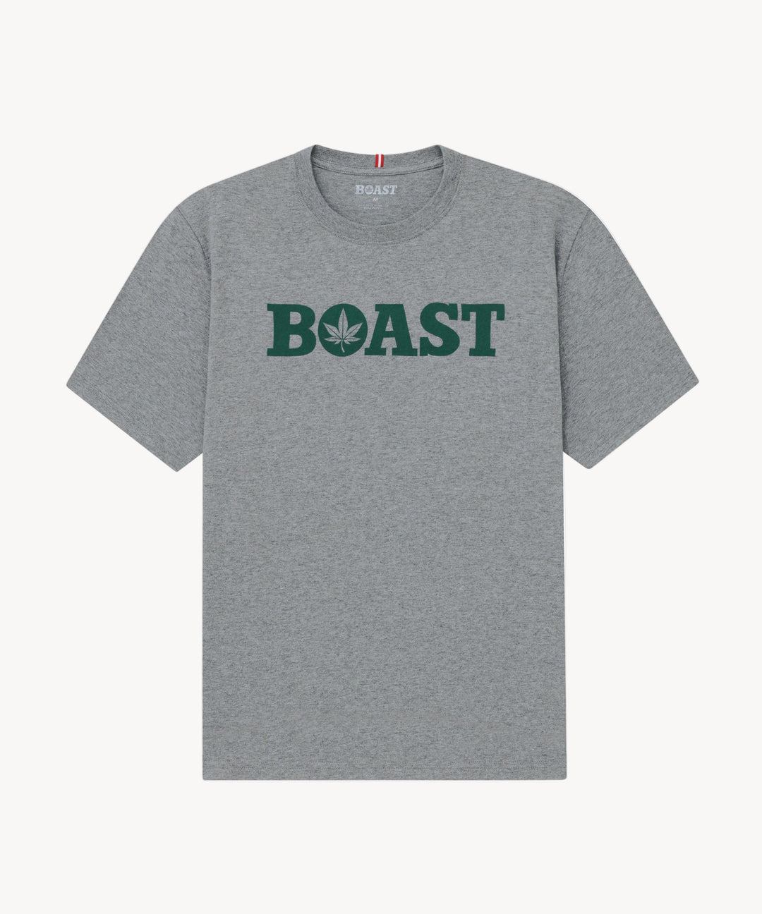 Tee in Heather Grey Green