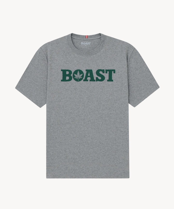 Tee in Heather Grey Green