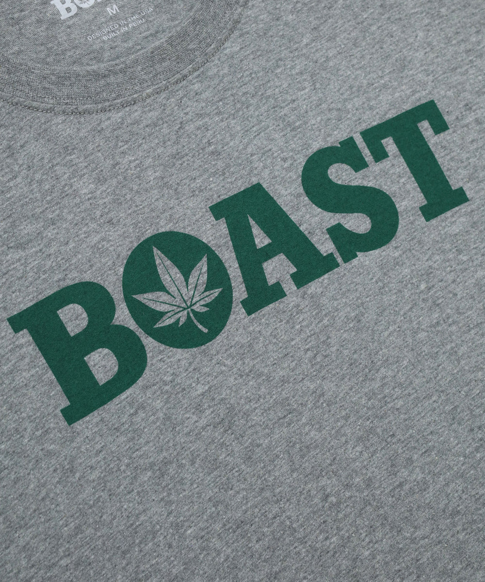 Tee in Heather Grey Green