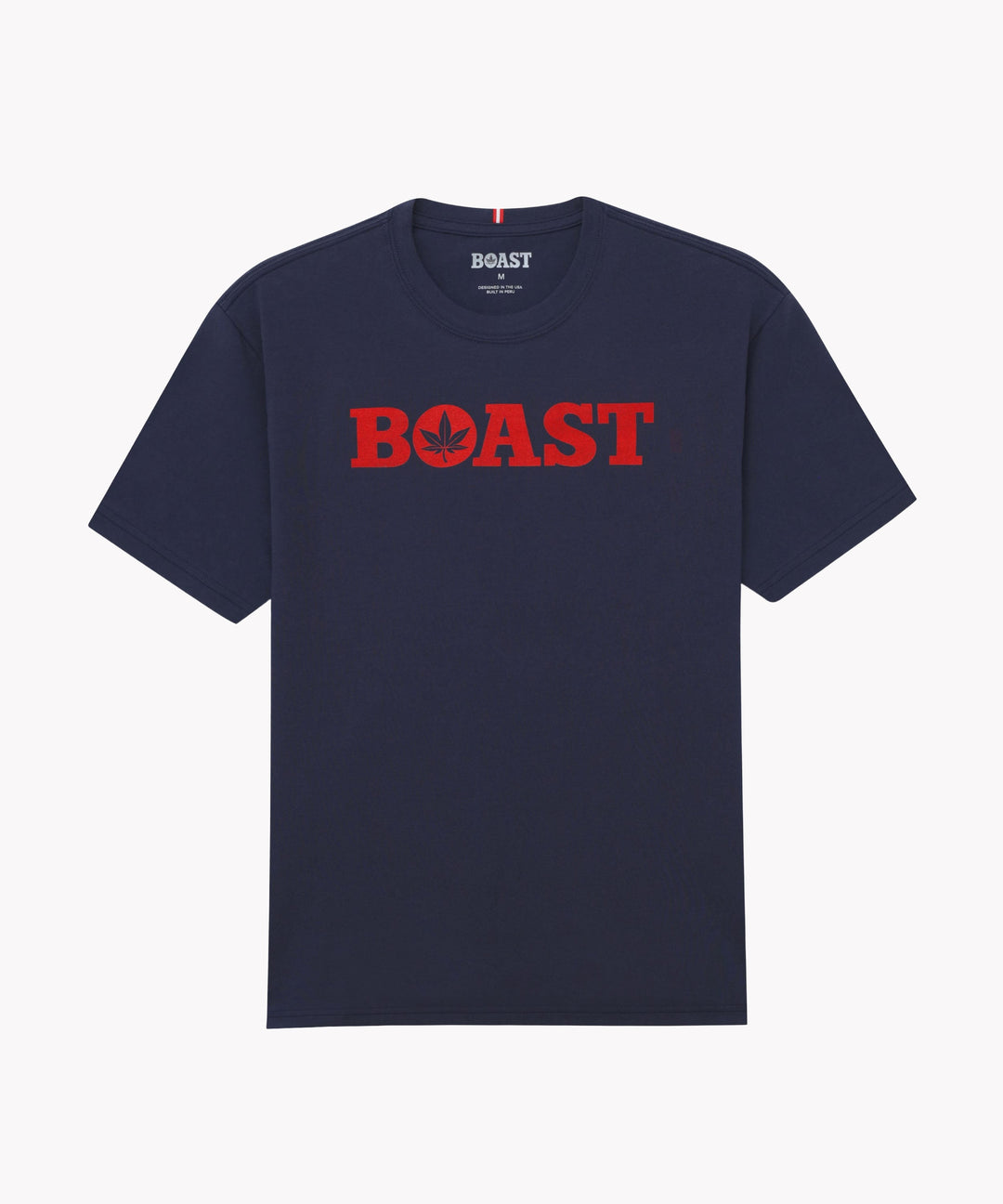 Tee in Navy Red