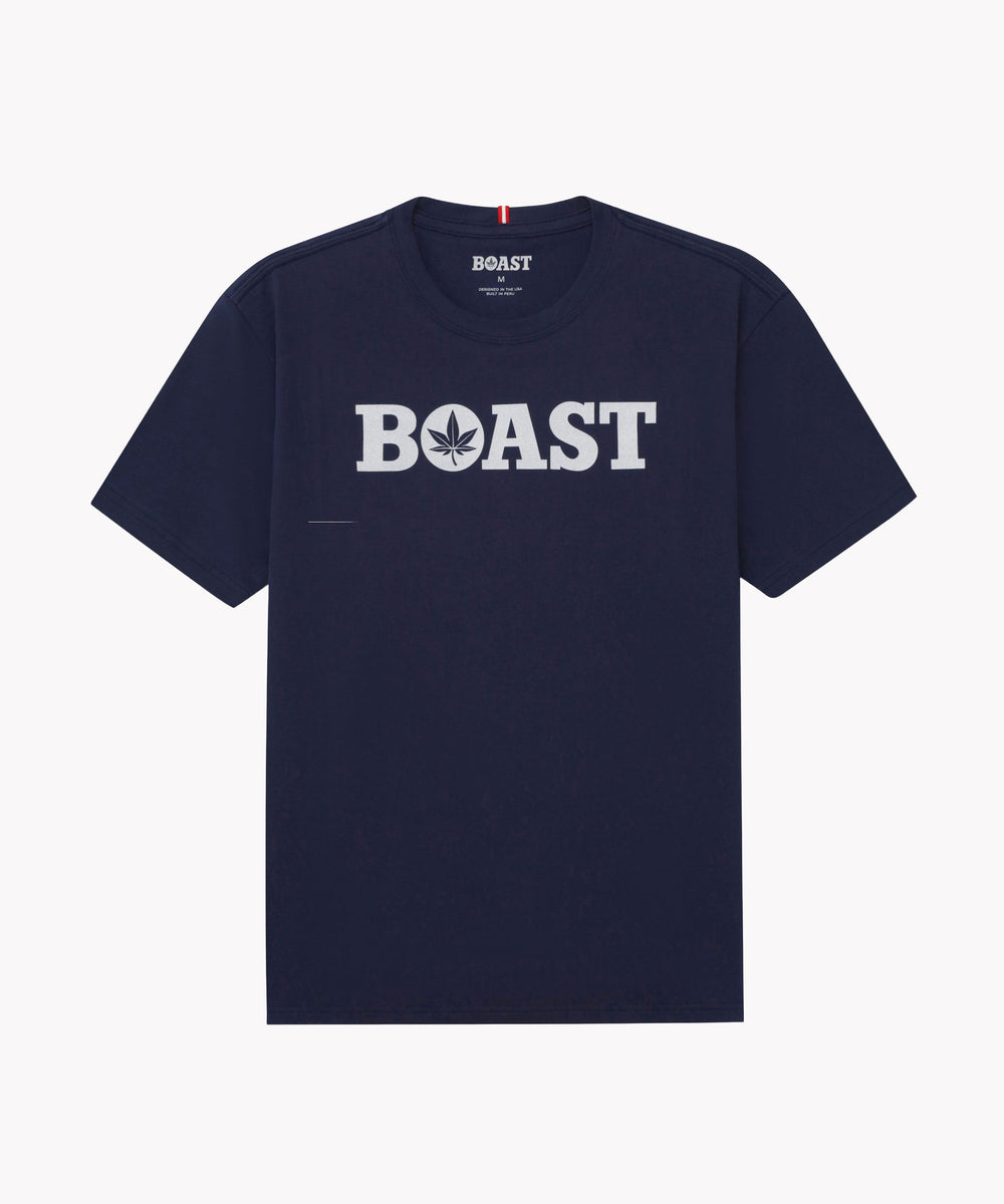 Tee in Navy White